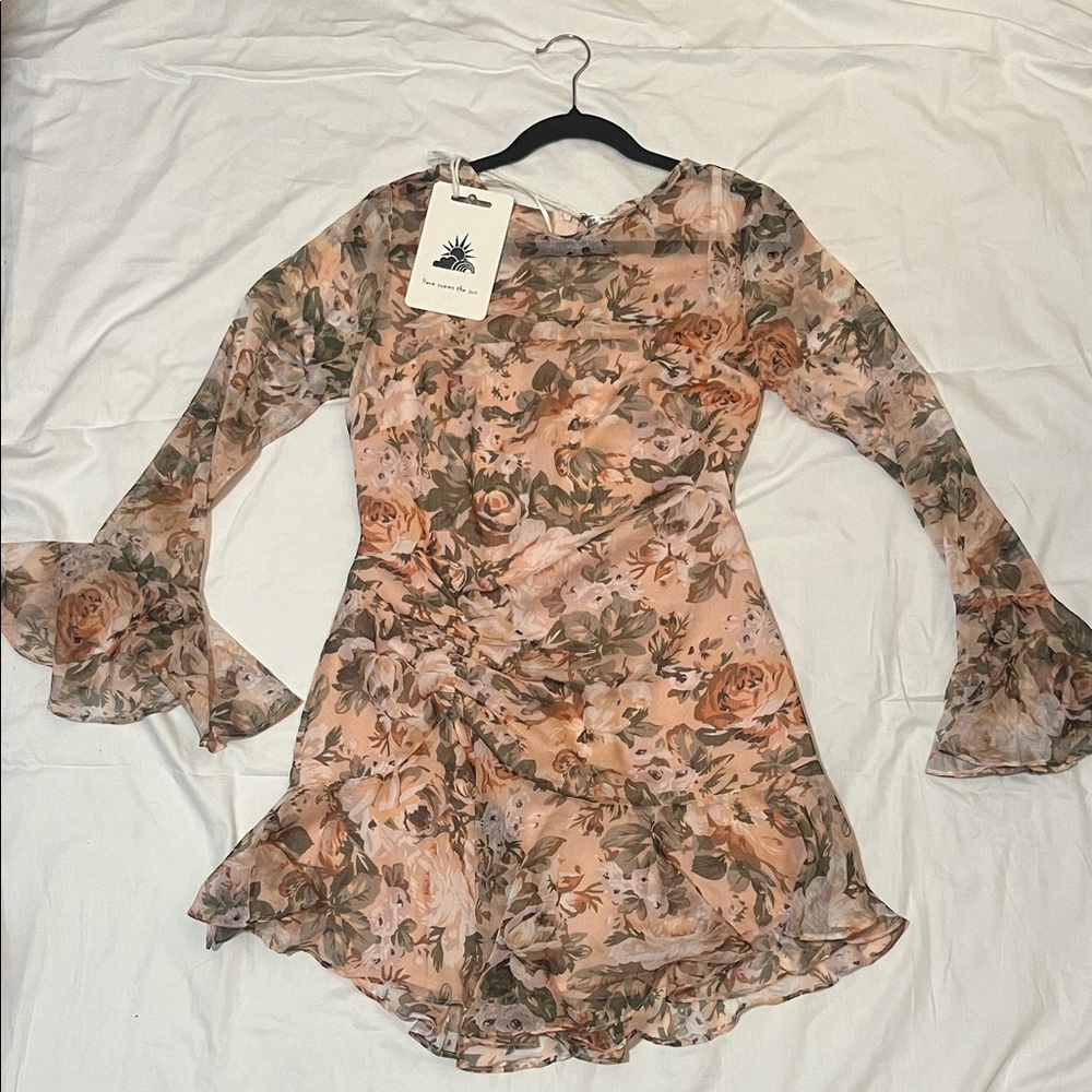 Floral grad dress